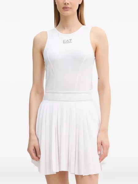 Rochie mini Ea7 Emporio Armani alb
