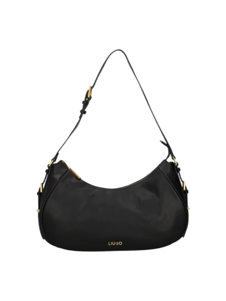 Torebka hobo Liu Jo skórzana czarna