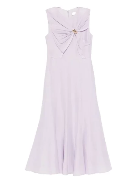 Rochie midi Roland Mouret până la genunchi de costum violet