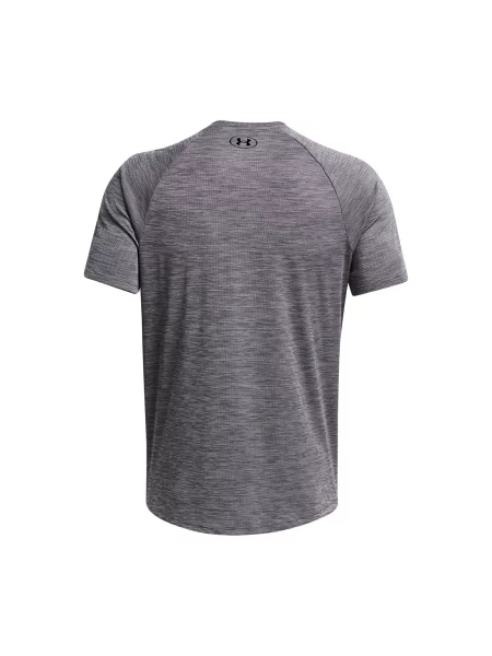 Pánske tričko Under Armour Tech Textured castlerock/black čierna