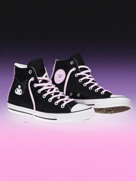 Converse x Hello Kitty Chuck Taylor All Star HI női tornacipők fekete