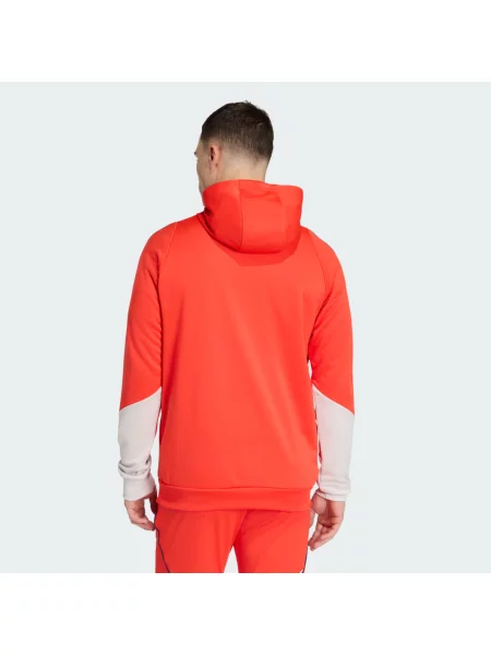 BLUZA Z KAPTUREM FC BAYERN czerwona