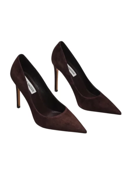 Czółenka Steve Madden zamszowa brązowa
