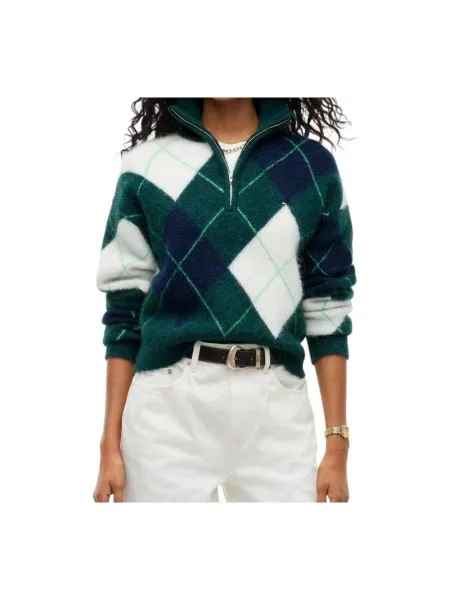 Sveter Tommy Hilfiger zelená