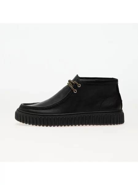 Sneakers Clarks Originals Torhill Hi Black Leather EUR 46 μαύρο