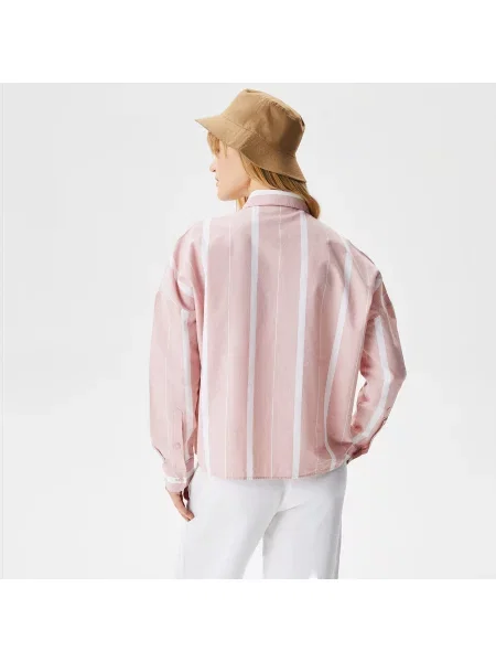 Рубашка Lacoste розовая