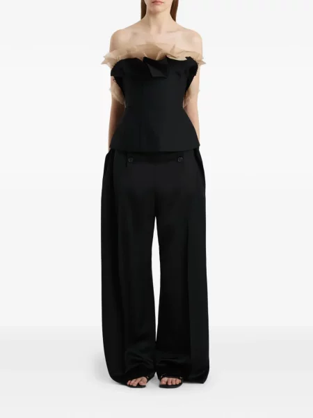 Pantaloni Khaite negru