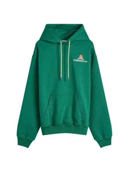 Bluza z kapturem Casablanca z kapturem zielona