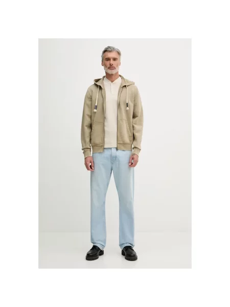 Bluza z kapturem Guess z kapturem zielona