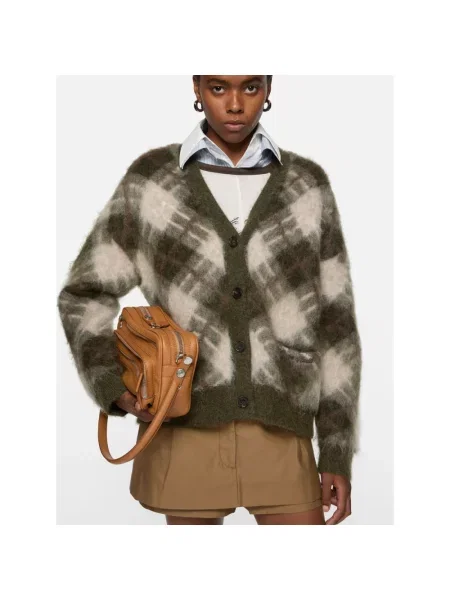 Kardigan Acne Studios wełniany zielony