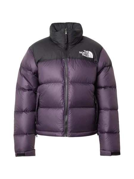 THE NORTH FACE Geacă de iarnă Retro Nuptse mov închis / negru alb