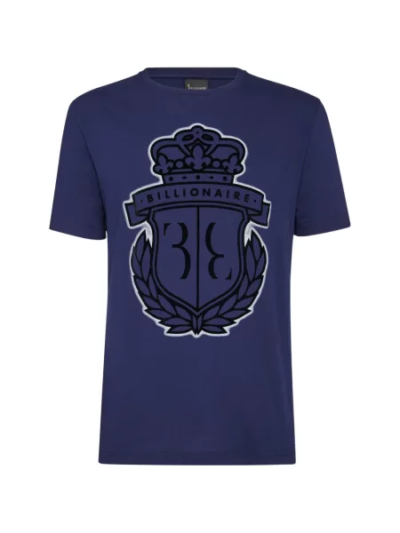 Tricou Billionaire cu imagine albastru
