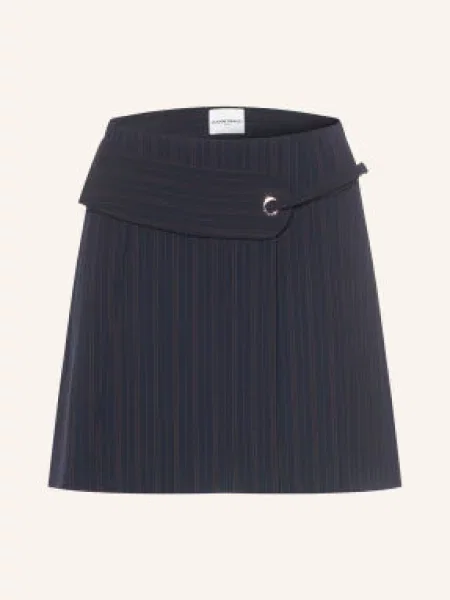 Claudie Pierlot Spódnica W Stylu Kopertowym blau granatowa
