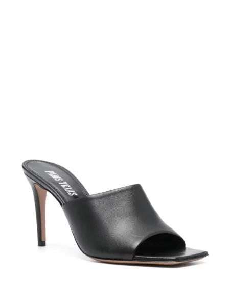 Sandale Paris Texas din piele negru