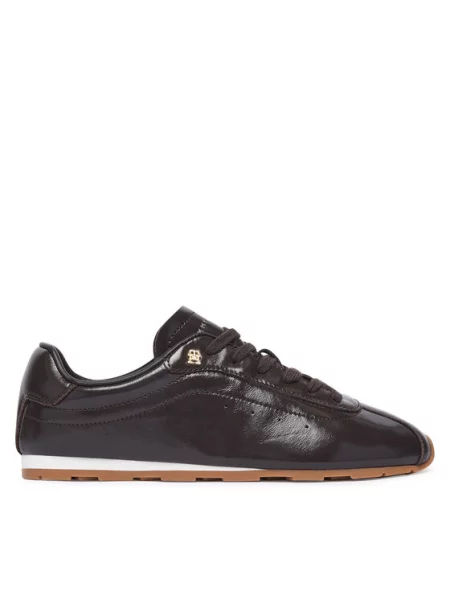 Tommy Hilfiger Superge Bella Sneaker Leather rjava