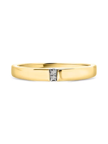 DIAMANT LETERNEL Prsten Ring aus Gelbgold mit Diamant zlatá