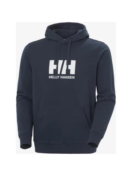 Bluza z kapturem Helly Hansen Logo granatowy S niebieska