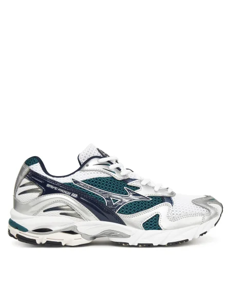 Topánky Mizuno Wave Rider 10 white/baritone blue/deep teal biela