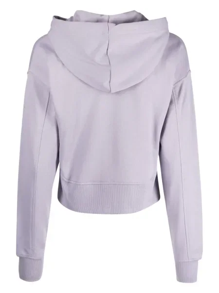 Hanorac cu glugă Calvin Klein Jeans violet