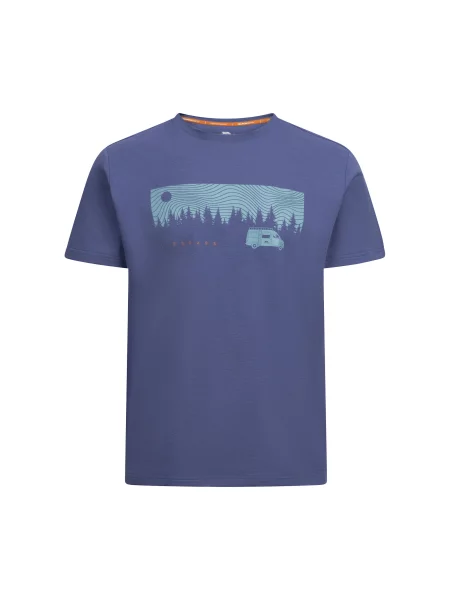 T-shirt Z Krótkim Rękawem Casual Jacub niebieska