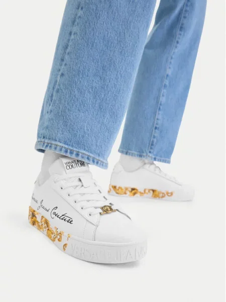Sneakersy Versace Jeans Couture biela