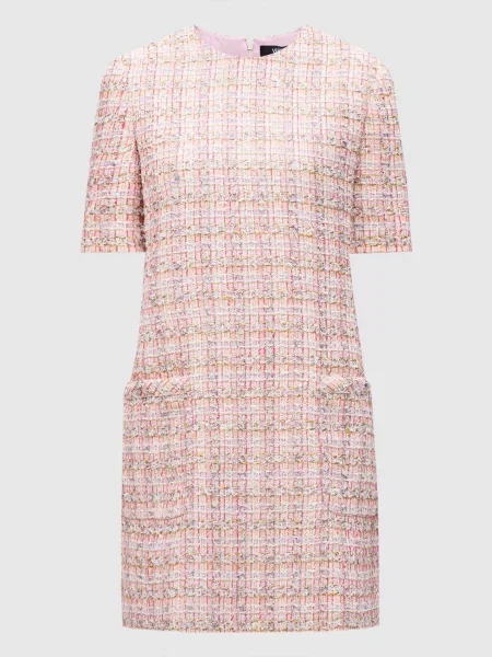 Твідова сукня міні з люрексом Versace