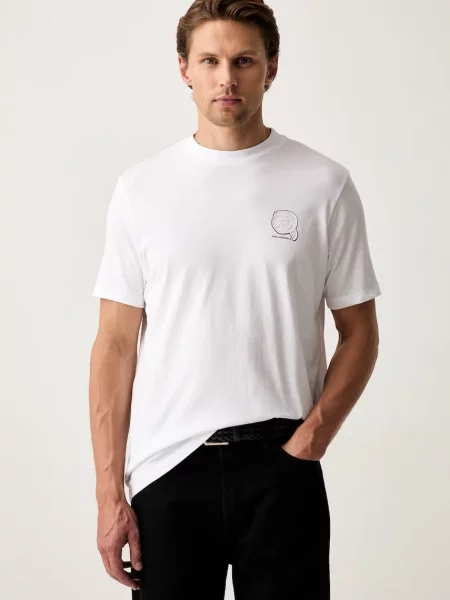 Karl Lagerfeld Tricou alb
