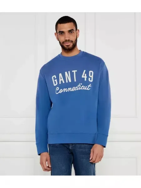 Gant Pulóver GRAPHIC | Relaxed fit kék