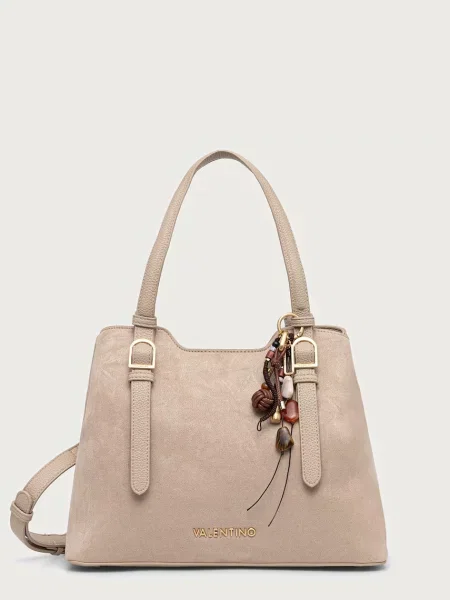 Valentino Bags geantă crossbody pentru femei cu imitație de piele întoarsă WINNIE WINTER bej