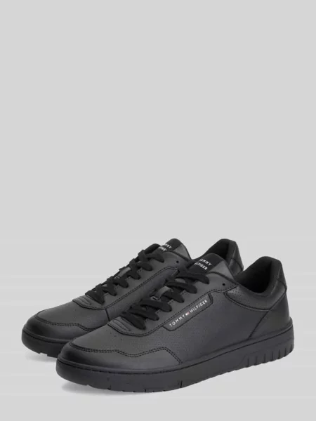 Buty Tommy Hilfiger Basket Core Leather black czarne