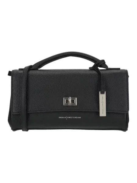 Torebka crossbody Smaak Amsterdam skórzana czarna