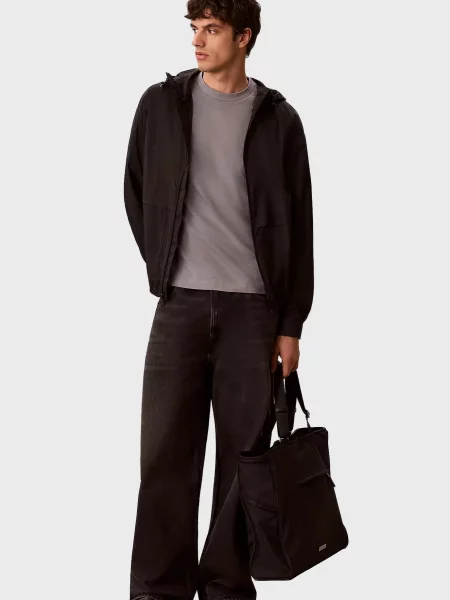 Футболка Calvin Klein Jeans з джерсі сіра