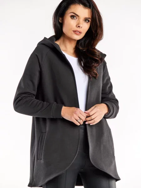 Bluza z kapturem Infinite You szara