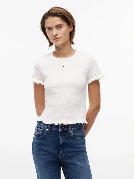 Tommy Jeans Tricou alb
