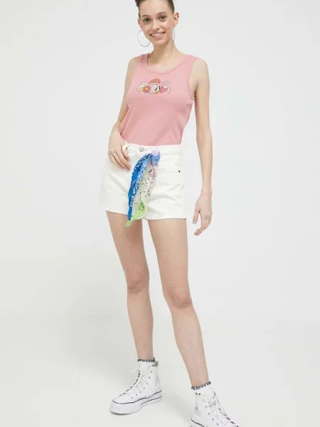 Jeans kratke hlače Abercrombie & Fitch bež