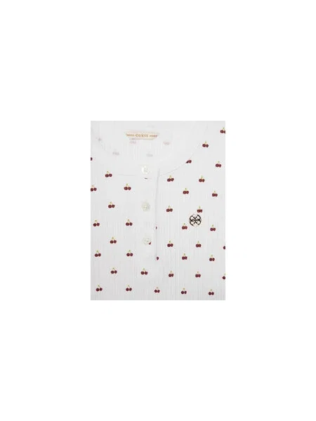 Guess Felső Regular Fit fehér