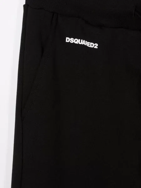 Spodnie dresowe dziecięce Dsquared2 czarne