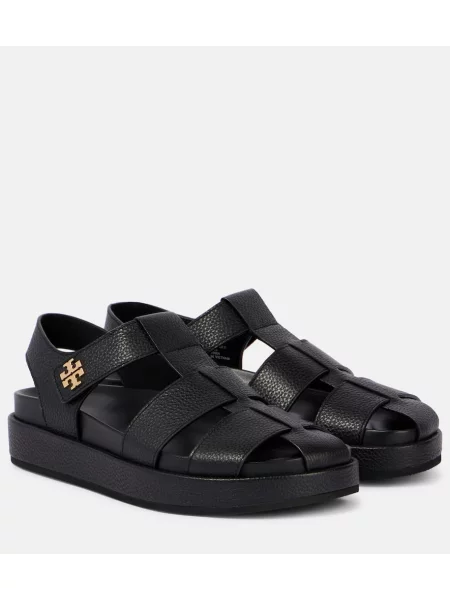 Sandale Tory Burch din piele negru