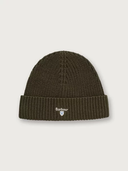 Barbour pletená čepice zelený