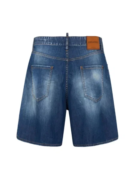 Szorty jeansowe Dsquared2 niebieskie