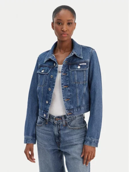 Kavbojke Calvin Klein Jeans modra