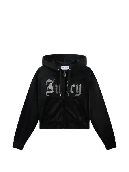 Decupat hanorac cu glugă Juicy Couture negru