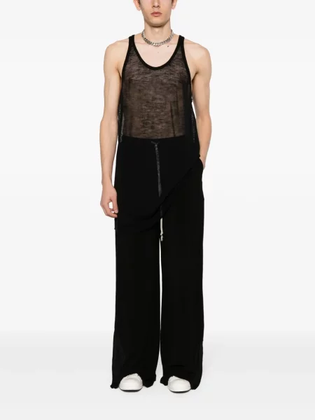 Plačiakojis kelnės Rick Owens juoda