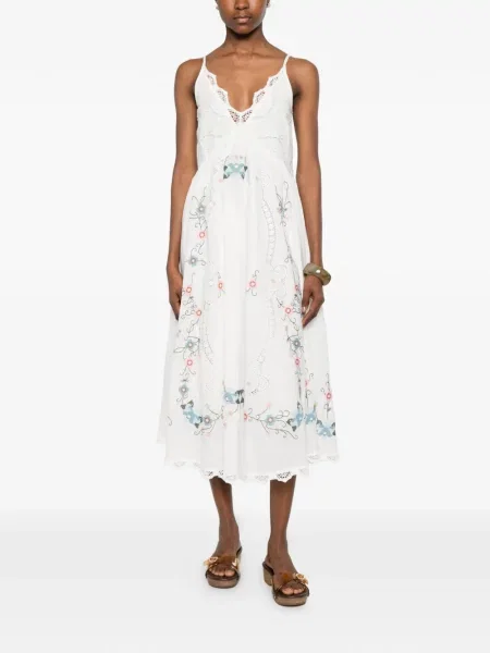 Rochie midi Dream Catcher alb