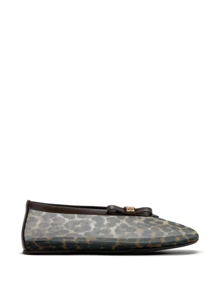 Balerini Ganni cu imagine cu model leopard negru