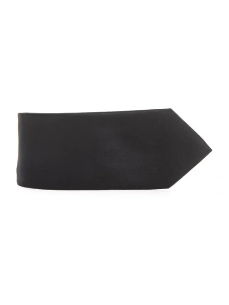 Jedwabny krawat Emporio Armani czarny