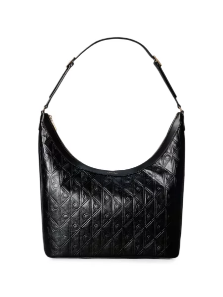 Geanta hobo Calvin Klein negru