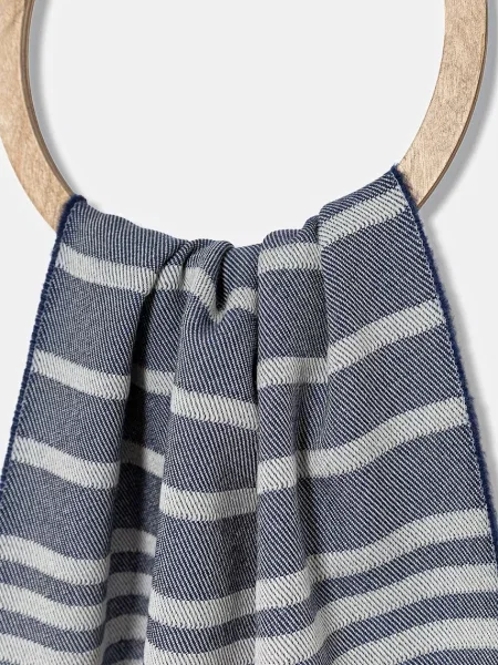 Вовняний шарф MM DIADEMA візерунок синій