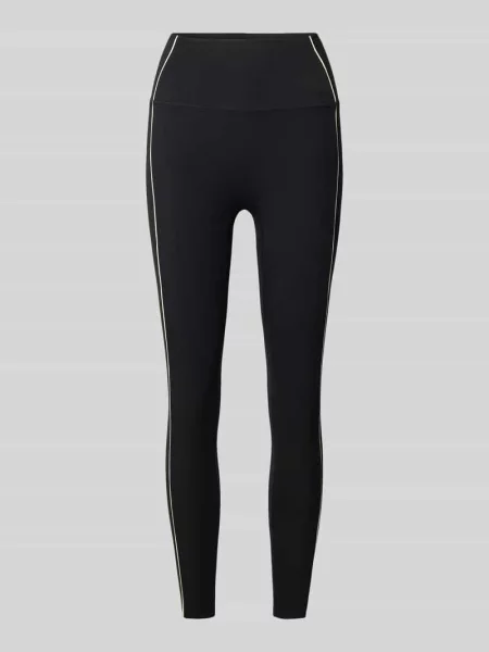 Legginsy z paski w kontrastowym kolorze model Sense Contrast' Aim'n czarny
