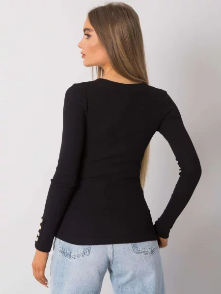 Blúzka Fashionhunters čierna